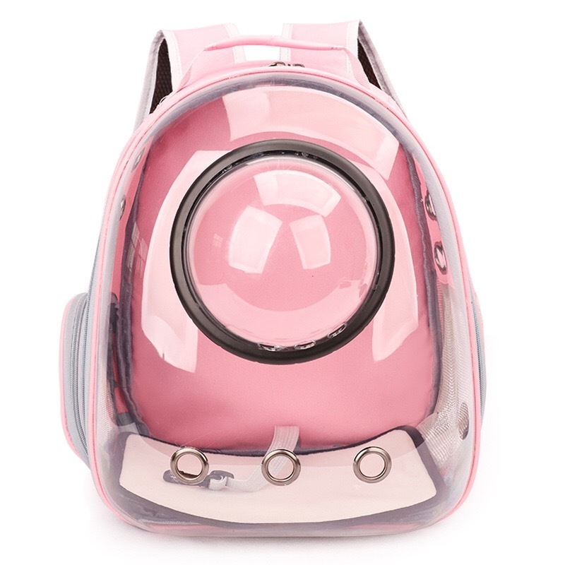 Comfort transparent capsule pet backpack front carrier for small cats dogs pet dog bear clothes backpack