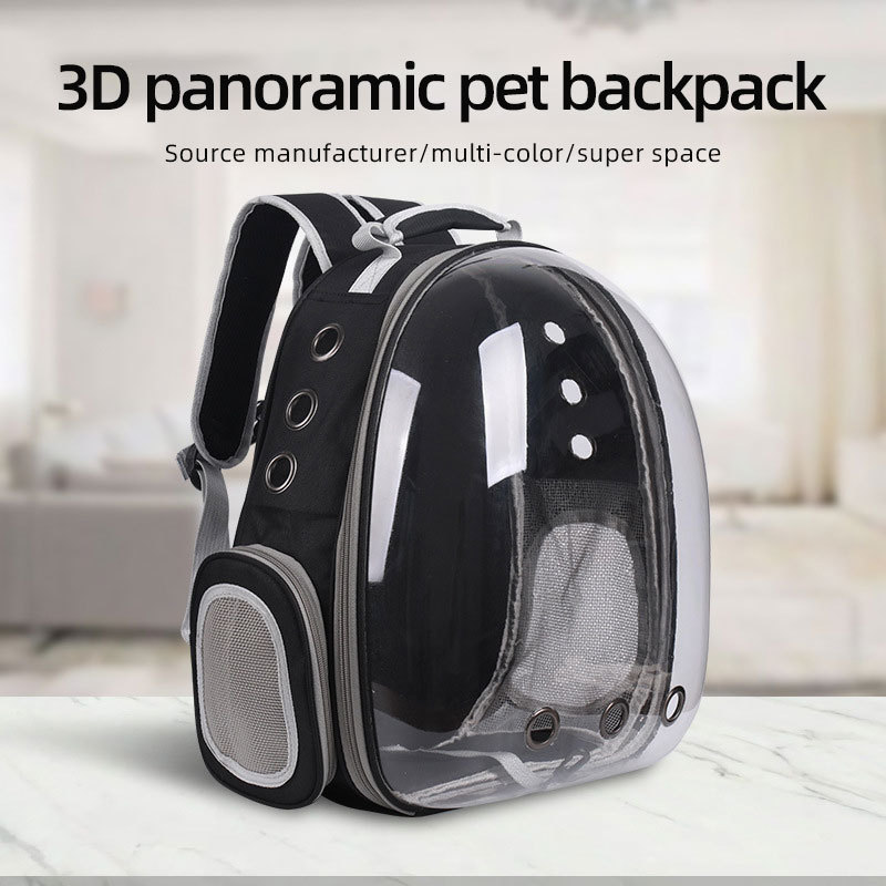 Collapsible large oxford expandable astronaut breathable dog cat pet carrier cute backpacks for dogs