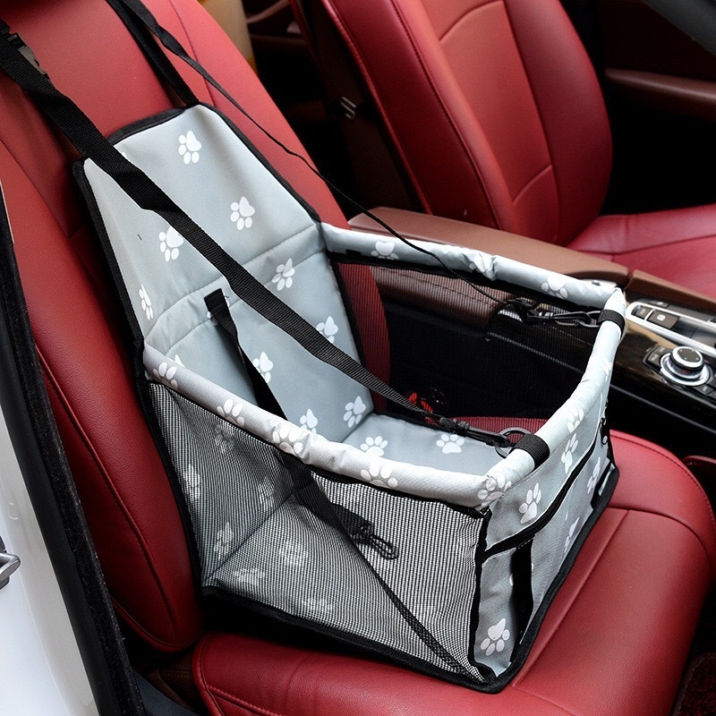 Car Booster Seat for Dog, Folding Waterproof Cat Puppy Pet Car Seat Carrier Travel Carrier Bag