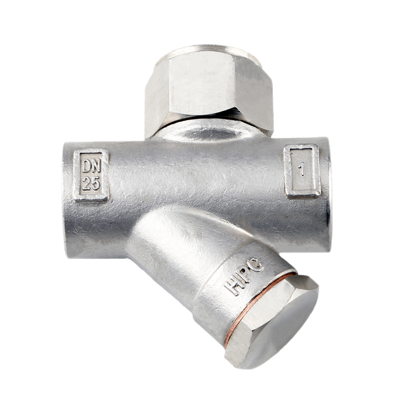 High Temperature 304 stainless steel Standard Trap Valves wire hot power Y type steam trap wire trap Thread Valves