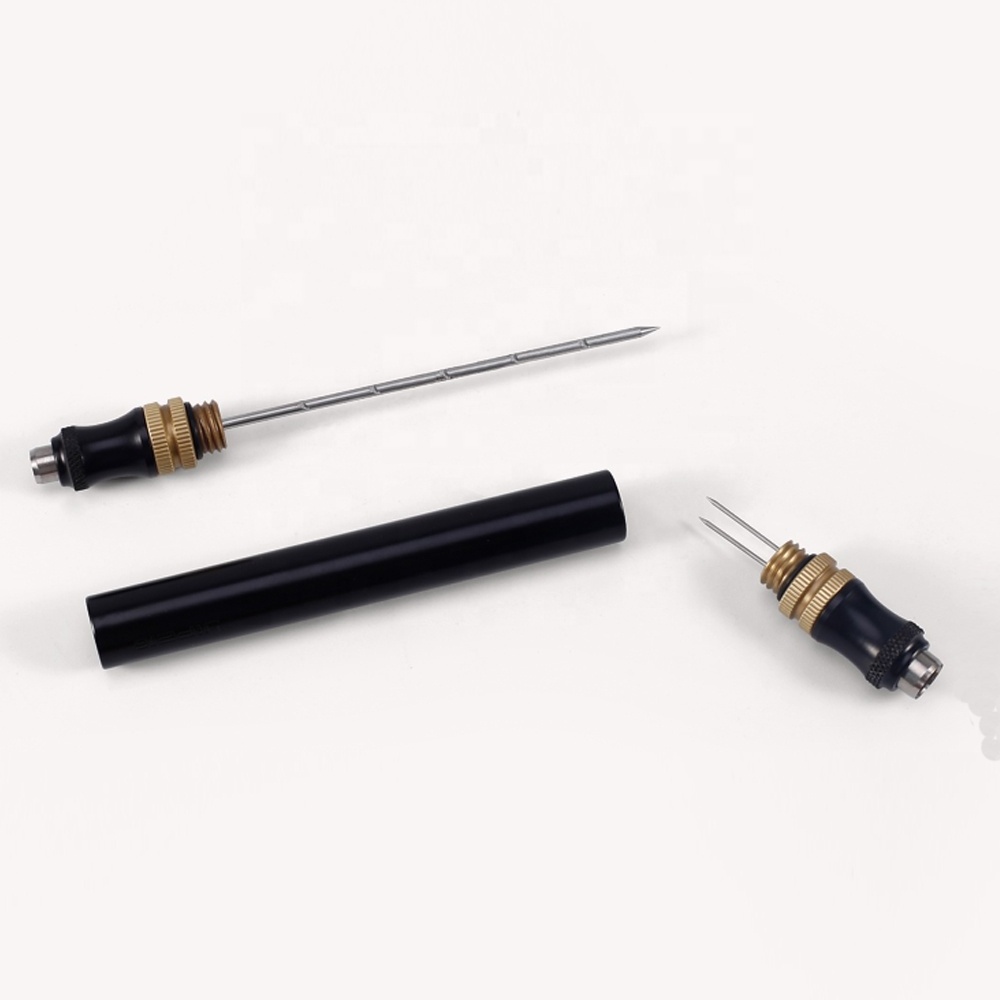 JIFENG Z02 copper metal cigar needle drill double punches tool 4-in-1 Multifunctional cigar accessories solutions cigar punch