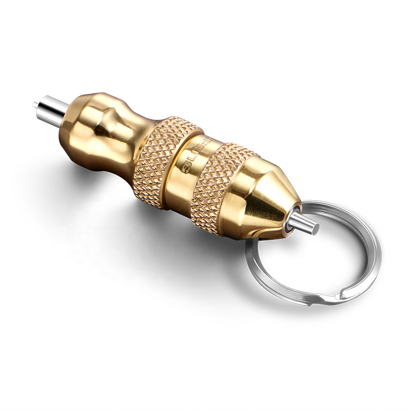 JIFENG K15 high quality smoking cigar accessories brass metal  lighter flame adjustment tool with cigar punch