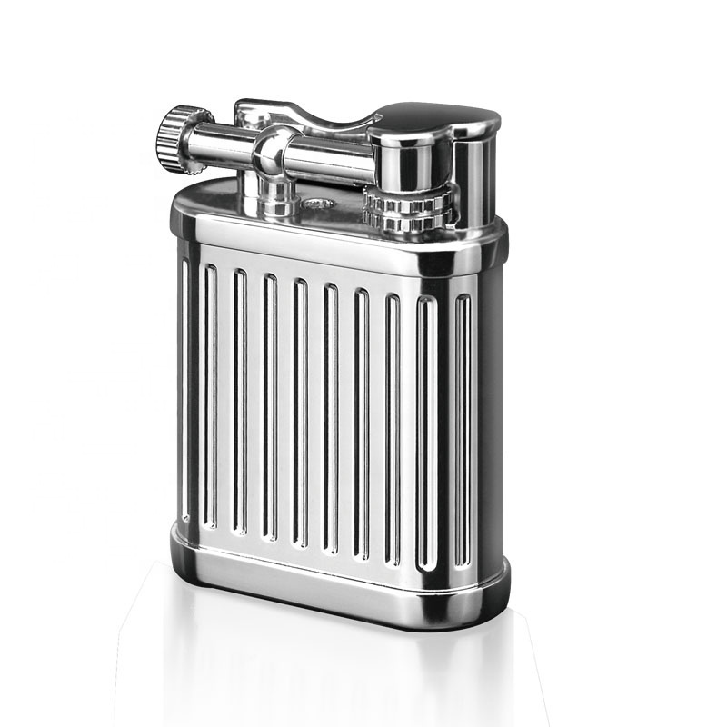 China lighter manufacturer YIBAO YB-027  6.3*4.2*1.7cm--75g  soft flame gas refillable metal flint cigarette lighter