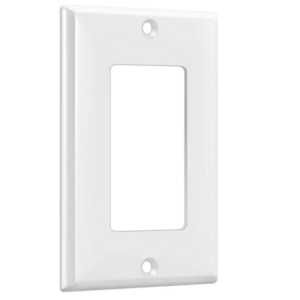 Us American 1 gang standard size  Decorator Light Switch or Receptacle Outlet Wall Plate, pc material,