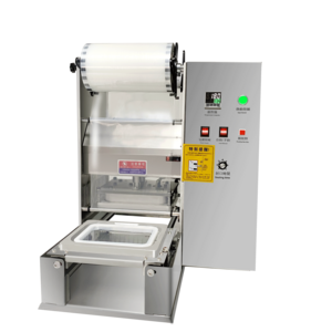 Automatic Map Disposable Tray Sealing/plastic Box Tray Sealer/ Tray Packing Machine With Modified