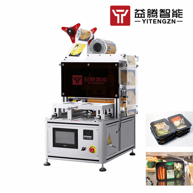 Automatic tofu deli Food Container Sealer MAP Tray Sealing machine