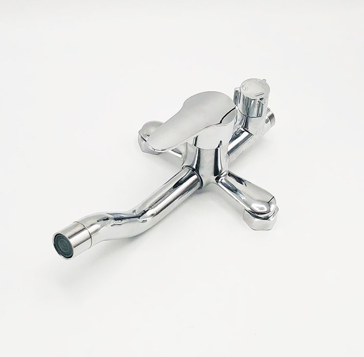 Manufacturer Copper Donald Duck Rain Shower Bathroom Plumbing Sanitary Ware Mixing Valve Hot and Cold Water Basin Faucet