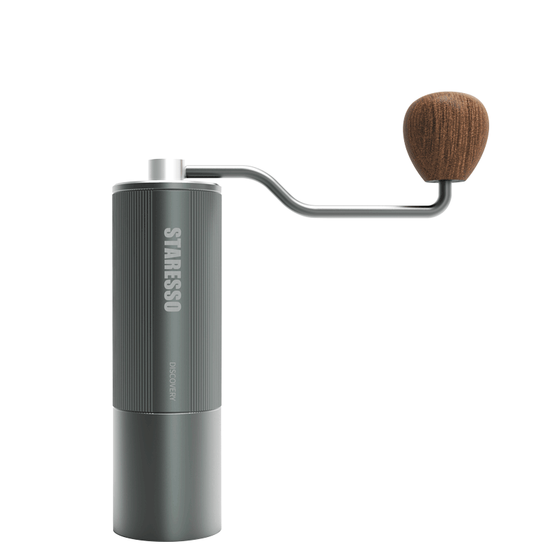 STARESSO Discovery portable espresso manual coffee grinder with walnut handle