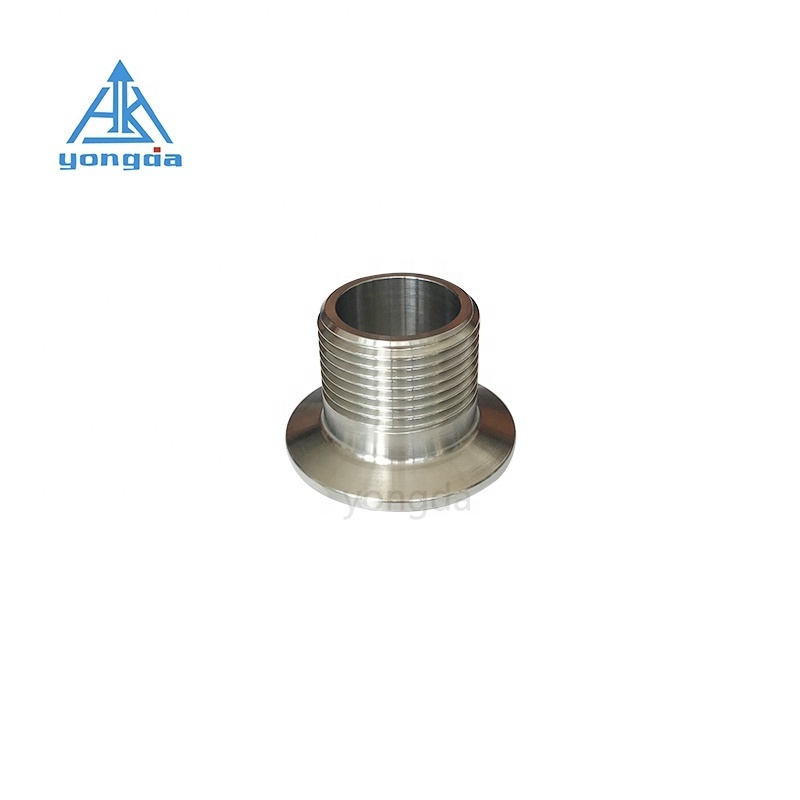 Yongda Sanitary 304 316L Stainless Steel Tri Clamp Male Female Thread ferrule