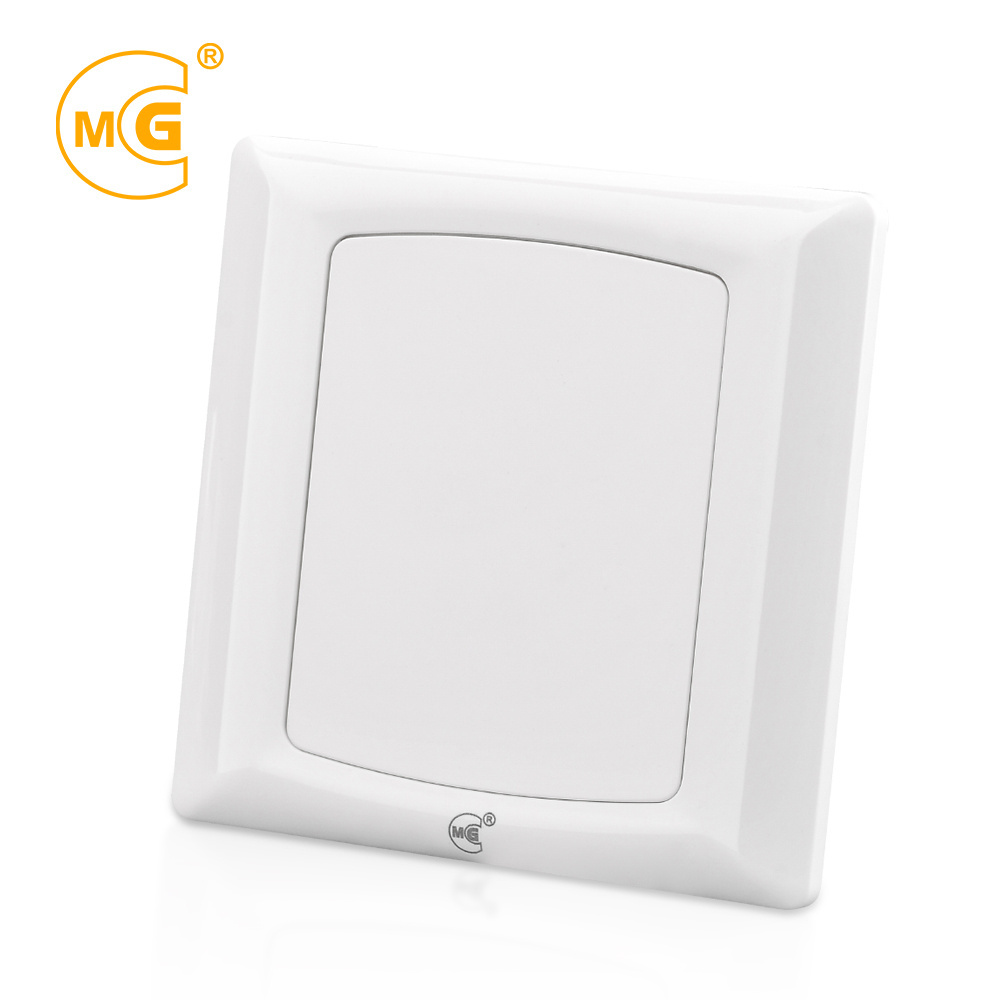 Plastic british 1 gang electric wall switch blank panel