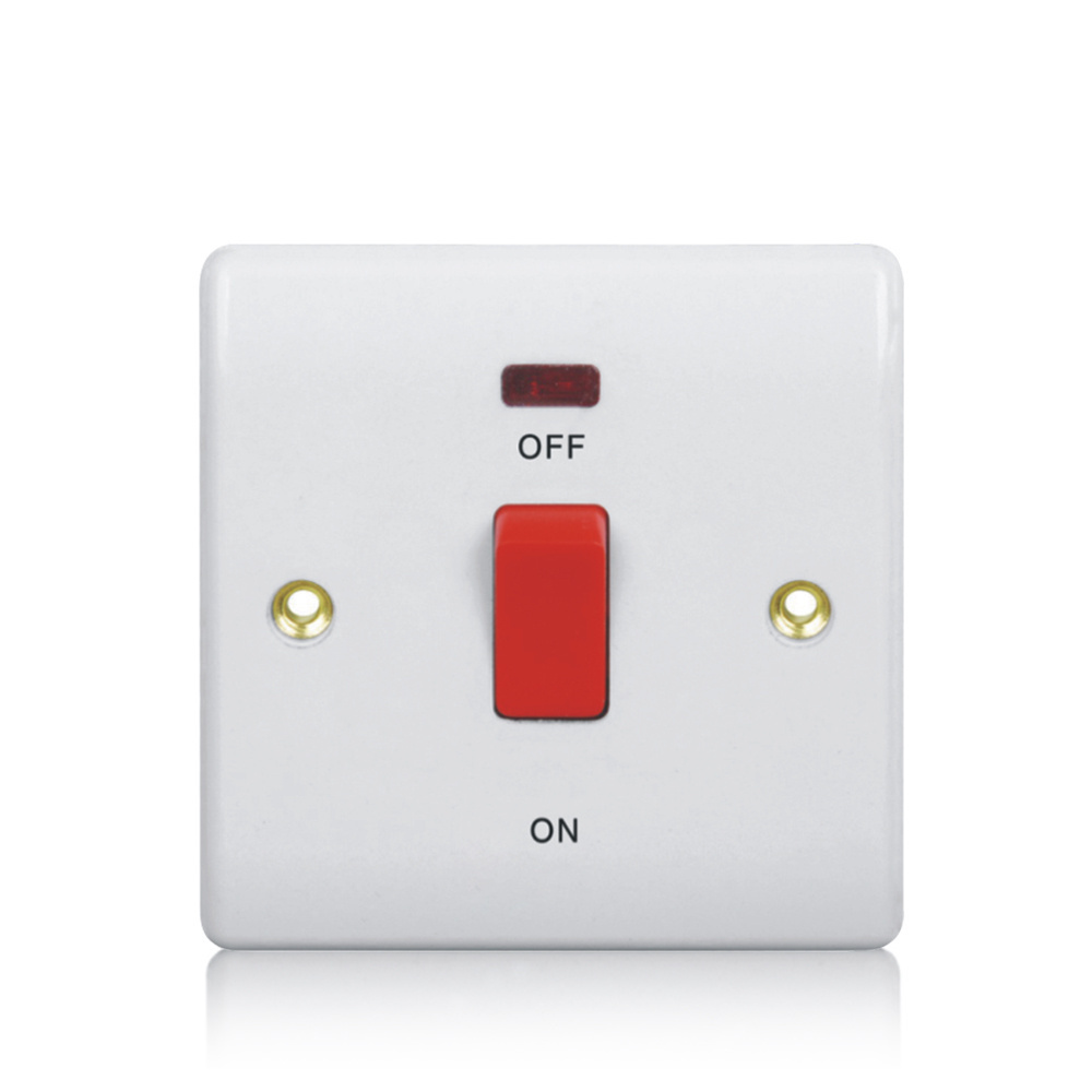 Kitchen types of 20amp DP electrical wall switches