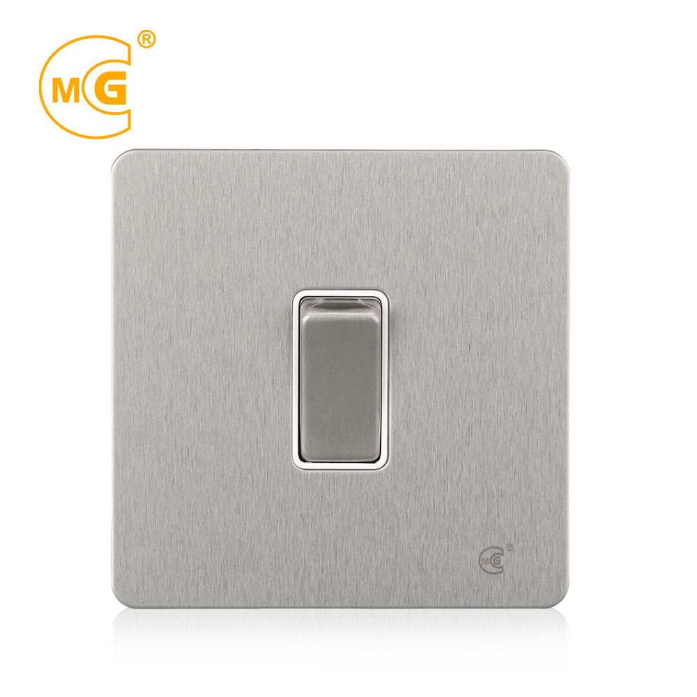 Morden surface mount uk electrical thin wall light switch