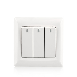 MG supply Modern 3 gang 220 250 volt multi modular electrical wall light switch