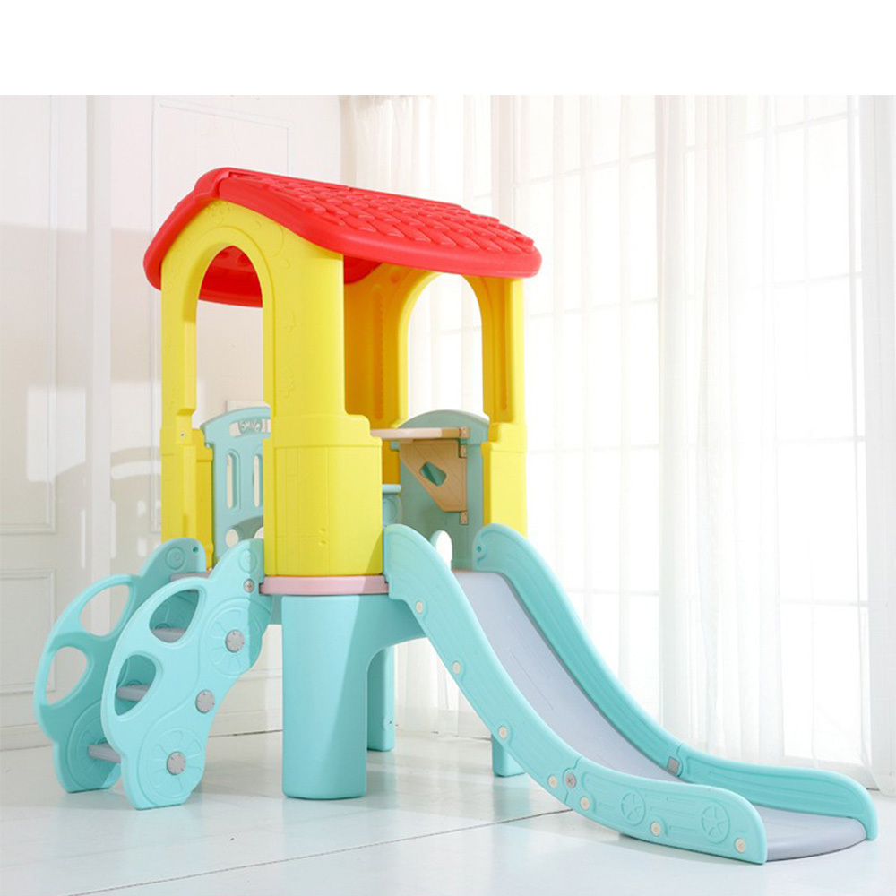 Top Selling Kids Indoor Play House Baby Playroom Playground Equipment Plastic Swing And Slides For Children Sliding Toys