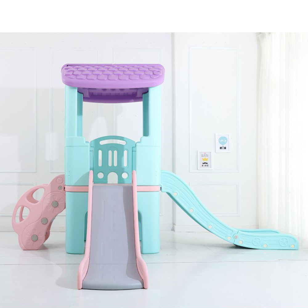 Top Selling Kids Indoor Play House Baby Playroom Playground Equipment Plastic Swing And Slides For Children Sliding Toys