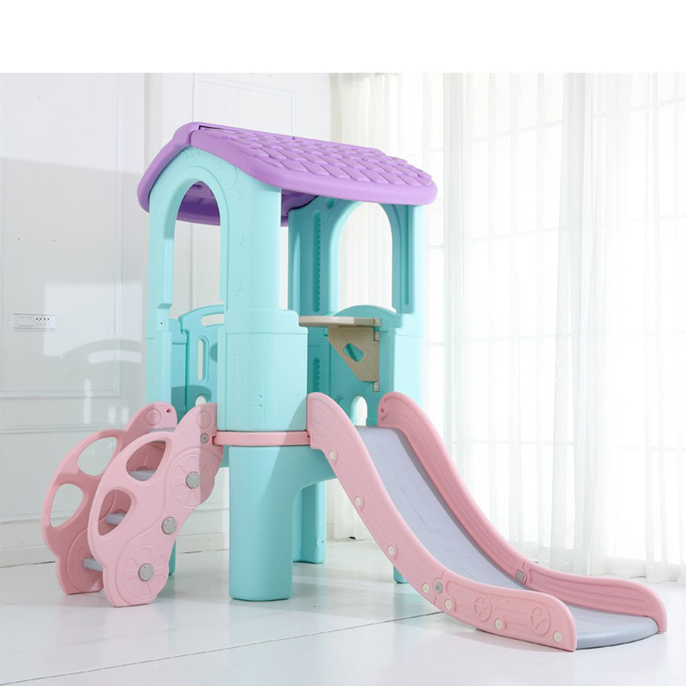 Top Selling Kids Indoor Play House Baby Playroom Playground Equipment Plastic Swing And Slides For Children Sliding Toys