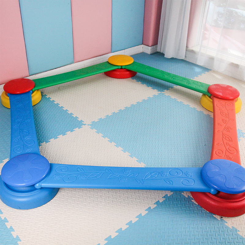 Children's Sensory Training Balance Stepping Stones,Anti Slip Texture Tactile Training/Balance Beam and Coordination Toys