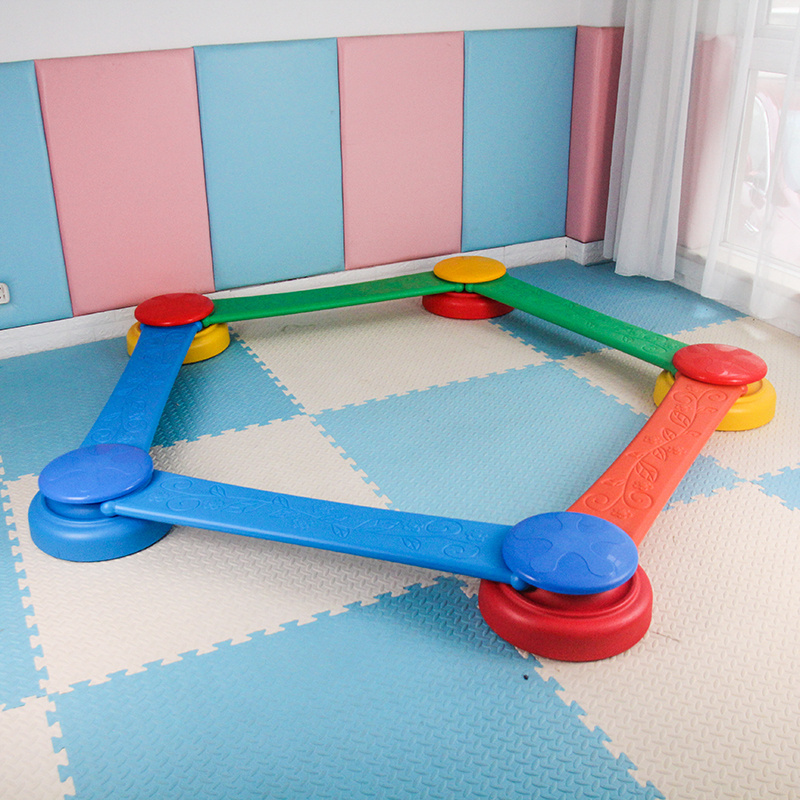 Children's Sensory Training Balance Stepping Stones,Anti Slip Texture Tactile Training/Balance Beam and Coordination Toys