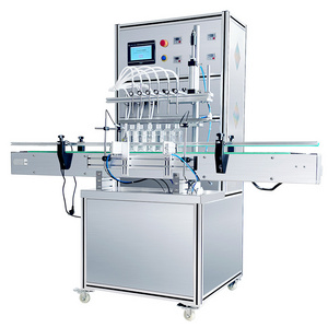 Automatic Magnetic Pump glass plastic bottle Water Fluid Perfume Essential Oil Liquid Filling Machine