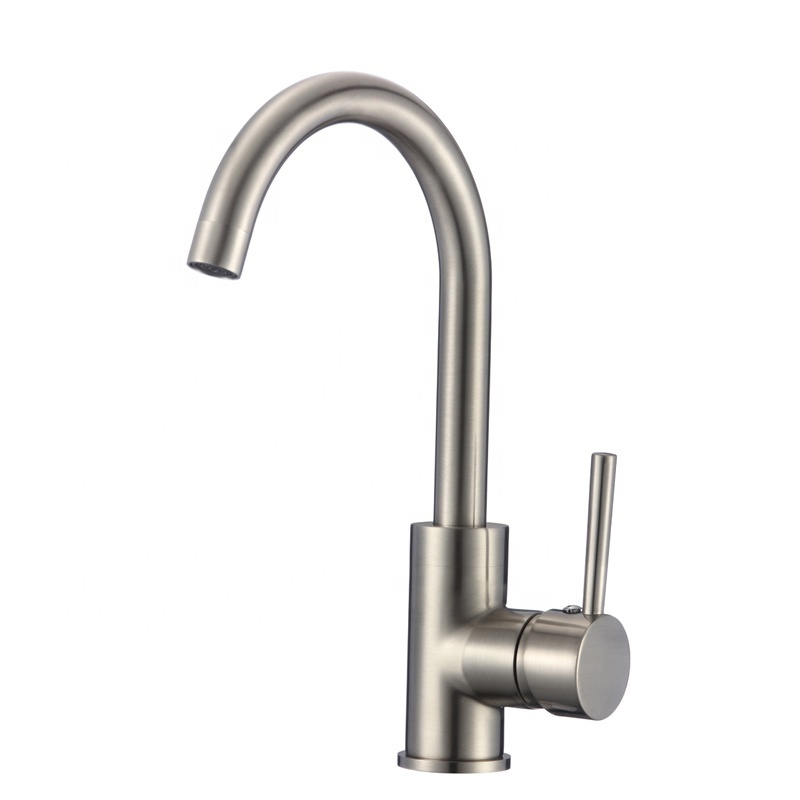 chrome / black / brush nickel / rose gold color brass tap kitchen sink mixer faucets (H5 golden)