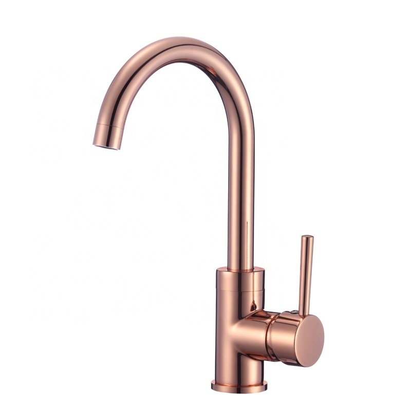 High quality colorful brass tap kitchen sink mixer faucets (H5_black)