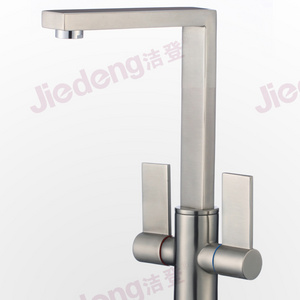 high quality exquisite Double handle kitchen brass tap kitchen sink faucets (R11 BN)