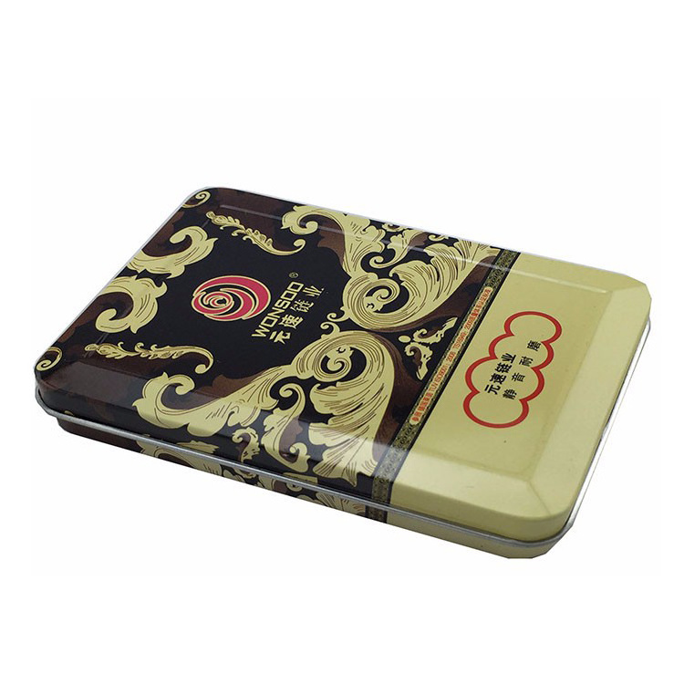 Custom Design Elegant Blank Cigarette Boxes, Cigarette Blank Packing Tin Boxes