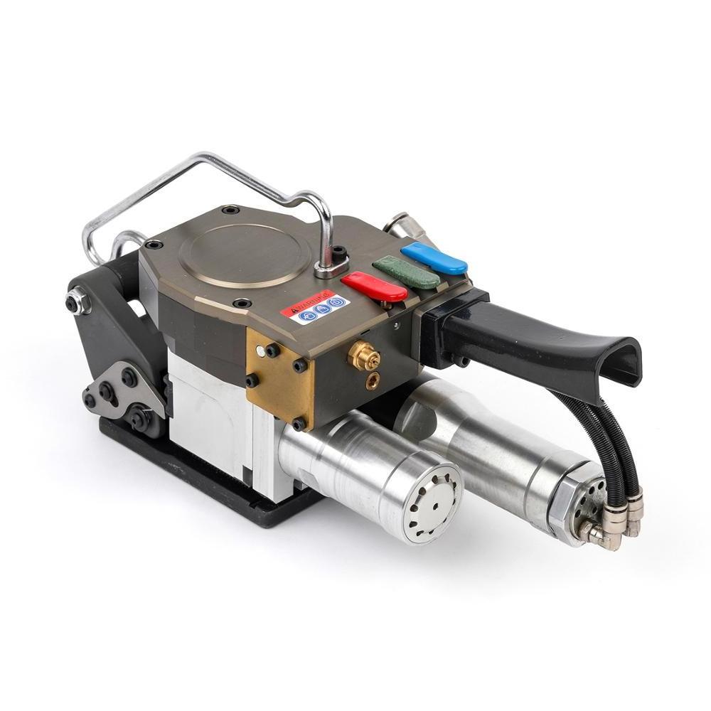 XQD-32 Pneumatic Tools Banding Machine Plastic Pet Strap Air Strapping Tool Handheld Semi-automatic Strapping Machine Metal Gray