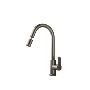 Pull Out Kitchen Faucet Bar Deck Mounted Faucet Rotatable Kitchen Sink Tap Spray Brass Sanitary Ware Kitchen Faucet