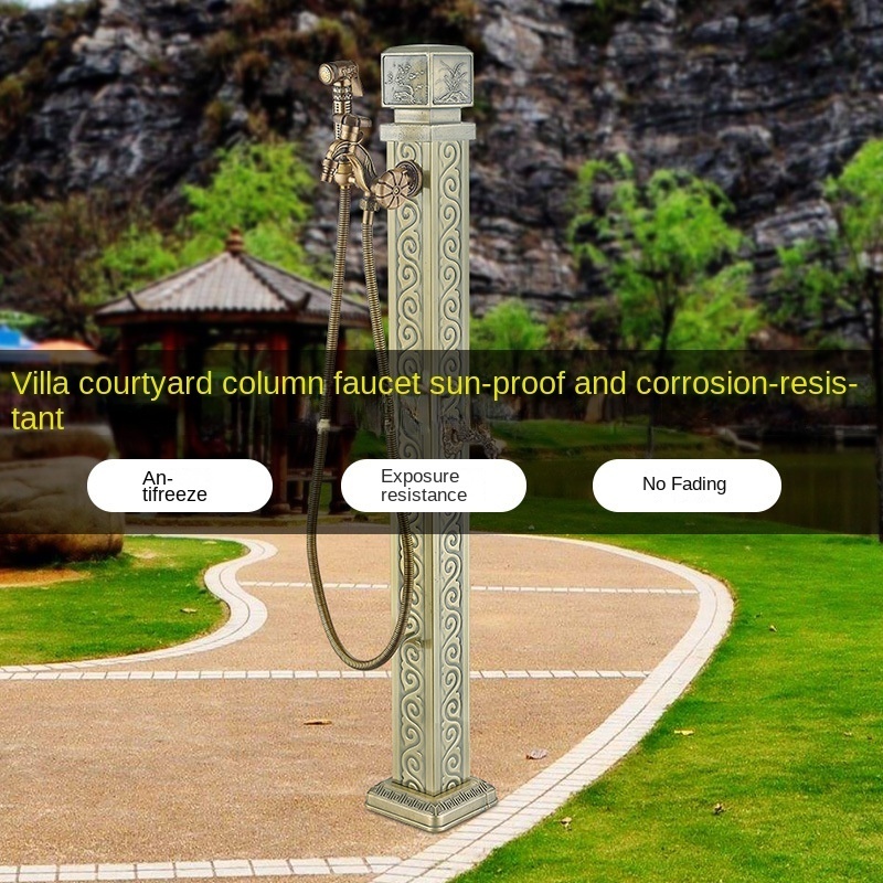 304 stainless steel outdoor copper faucet antifreeze column outdoor watering pipe