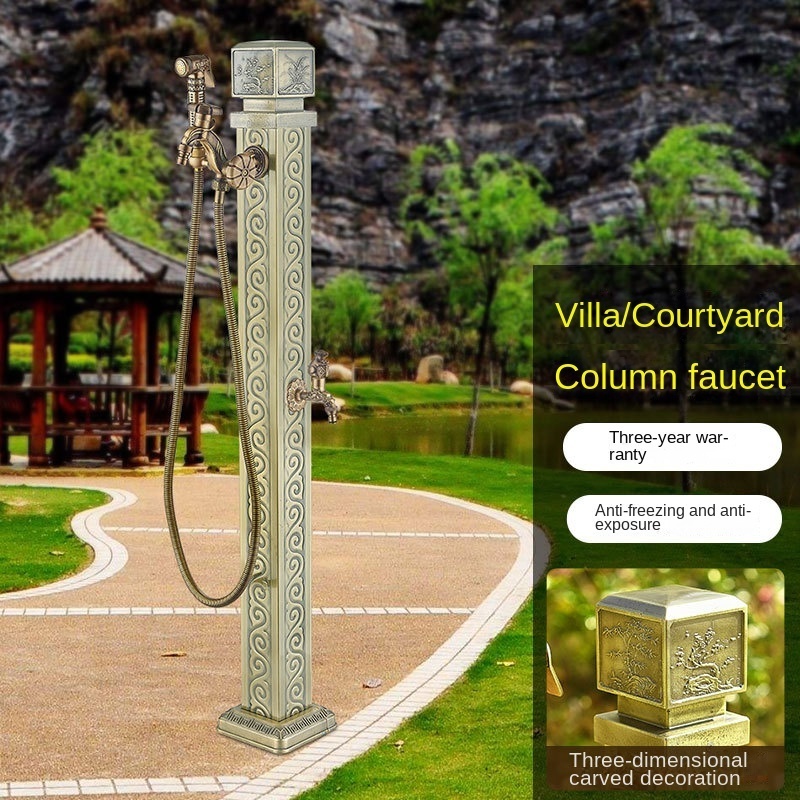 304 stainless steel outdoor copper faucet antifreeze column outdoor watering pipe