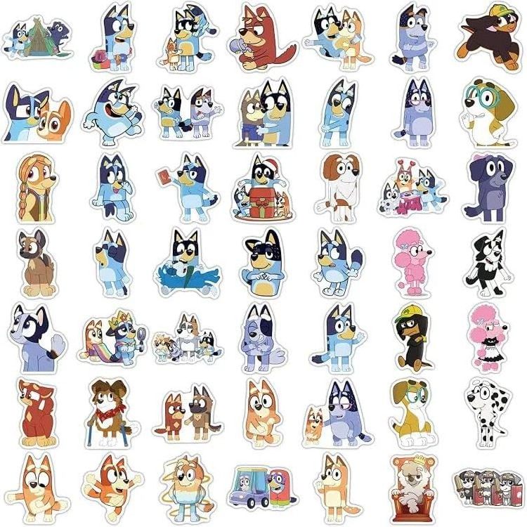 pvc cartoon stickers waterproof decals for water bottle wall sticker gift for kids