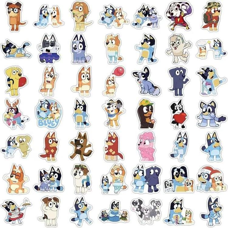 pvc cartoon stickers waterproof decals for water bottle wall sticker gift for kids