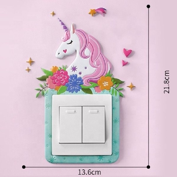 Detachable switch sticker light switch decorative light switch decor stickers