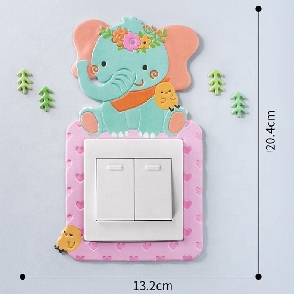 Detachable switch sticker light switch decorative light switch decor stickers