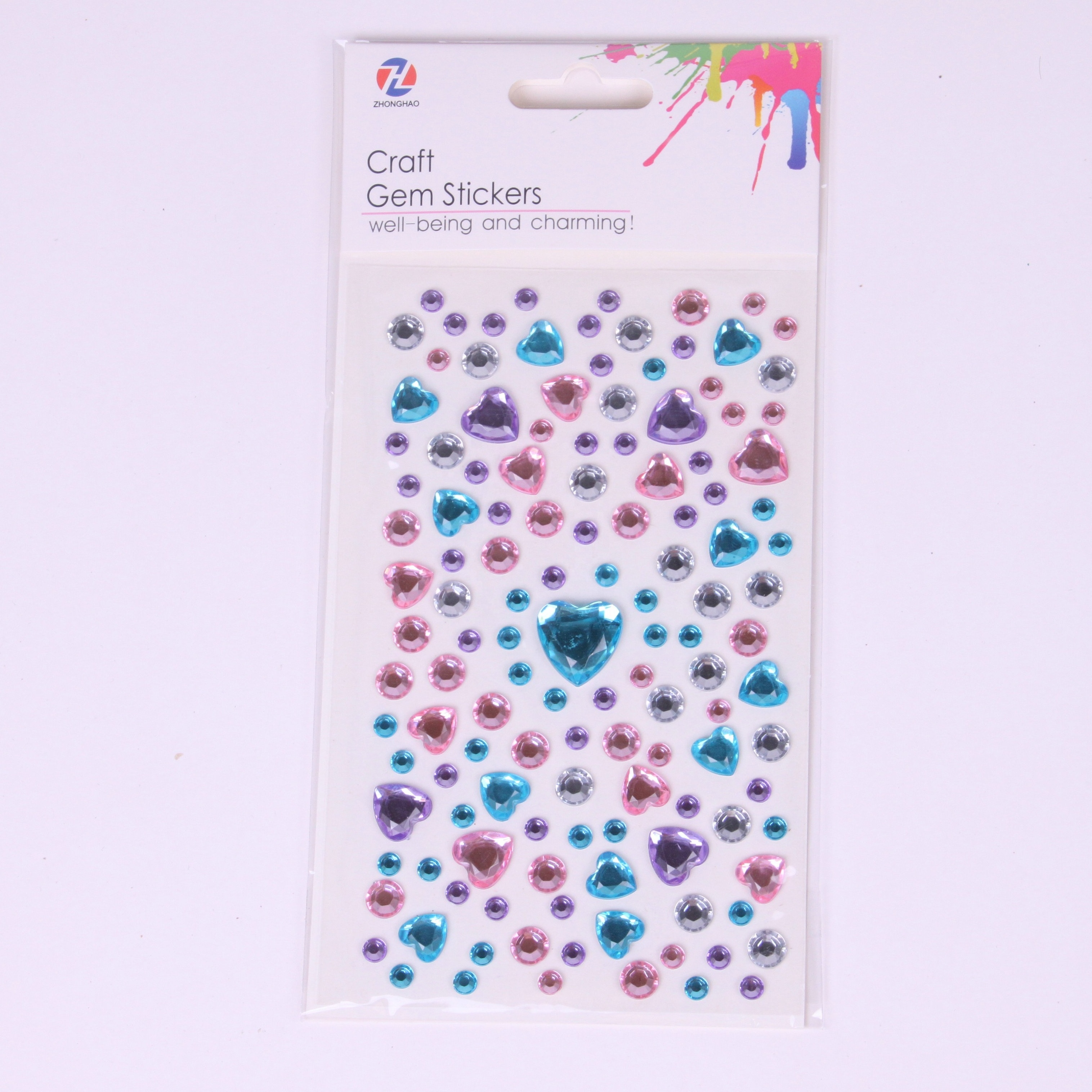 heart  gem sticker,crystal sticker,diamond sticker