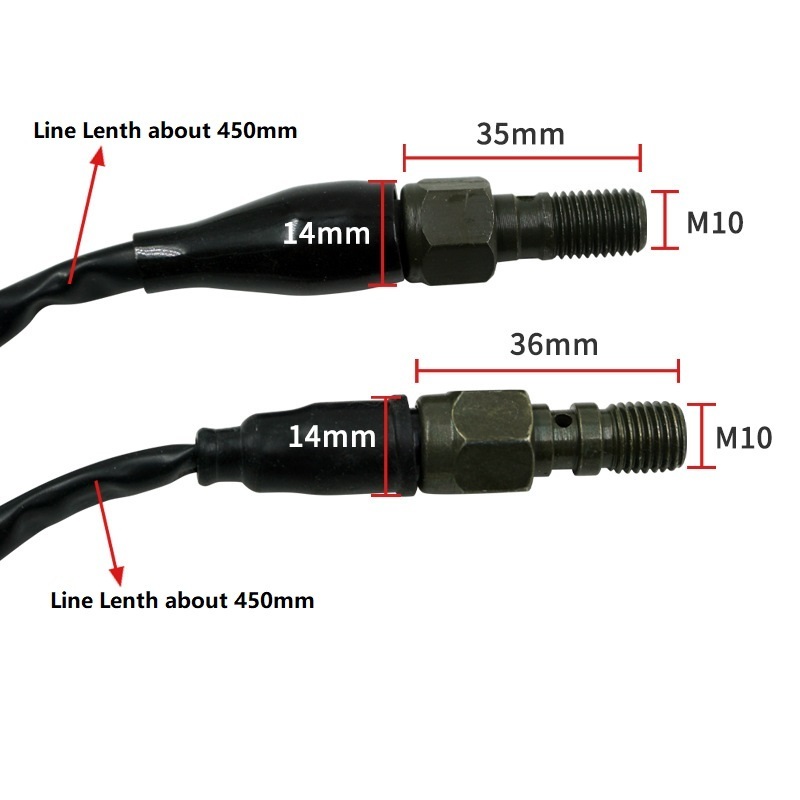 M10 x 1.25 Motorcycle ATV Modification Accessories Brake Light Switch Brake Pump Hydraulic Brake Switch