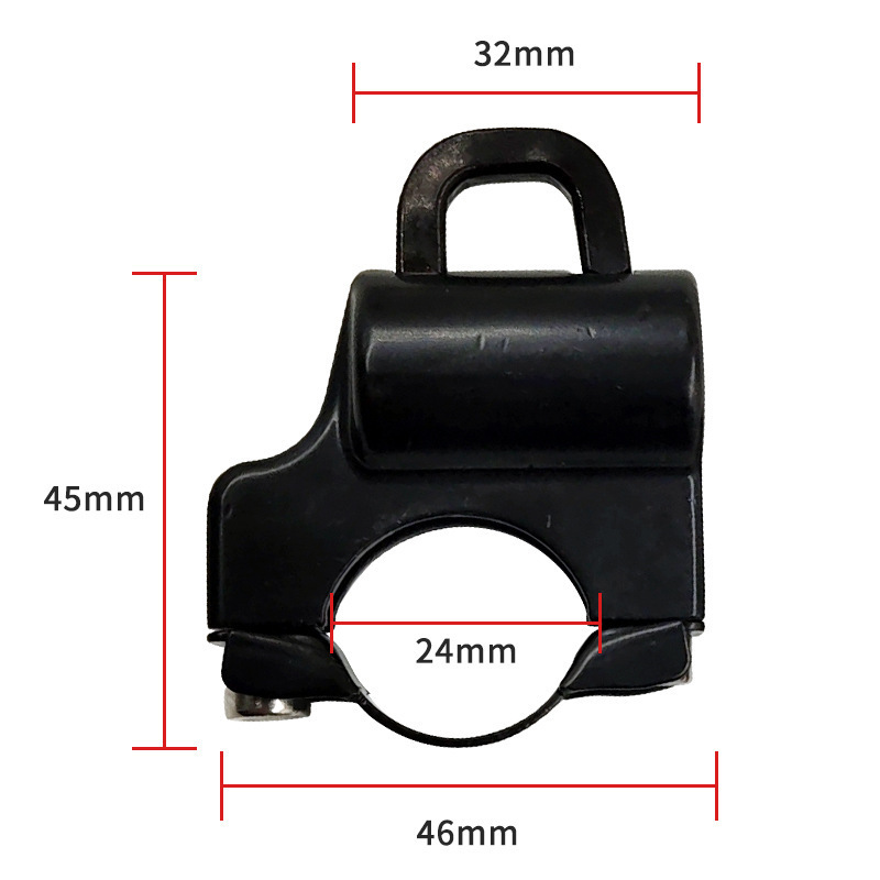 Universal Motorcycle Accessories Handlebar Anti-theft Multi-function Fixed Helmet Lock