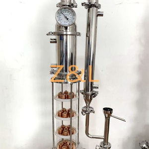 3 inch 4 inch 6 inch  glass moonshine still alcohol distillation column for whiskey vodka gin making