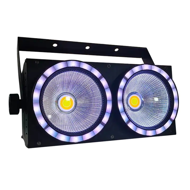 2 Eyes 250W Pixel Cob Blinder Light With RGB DMX Controlled Led Audience Light