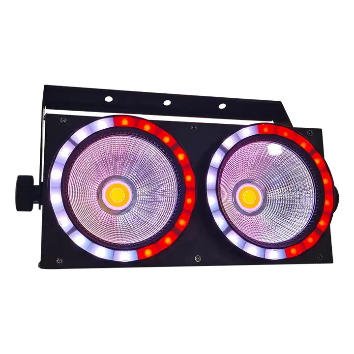 2 Eyes 250W Pixel Cob Blinder Light With RGB DMX Controlled Led Audience Light