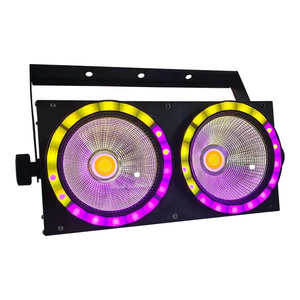 2 Eyes 250W Pixel Cob Blinder Light With RGB DMX Controlled Led Audience Light