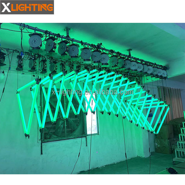 New Design Kinetic Art Lamp 100W LED Tube Dancing Light Stage Disco Bar Club Projection Lights Night Club Lighting