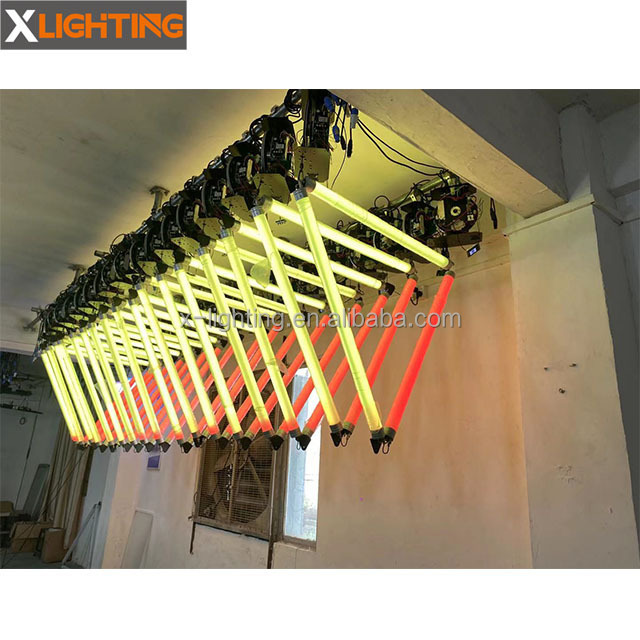 New Design Kinetic Art Lamp 100W LED Tube Dancing Light Stage Disco Bar Club Projection Lights Night Club Lighting