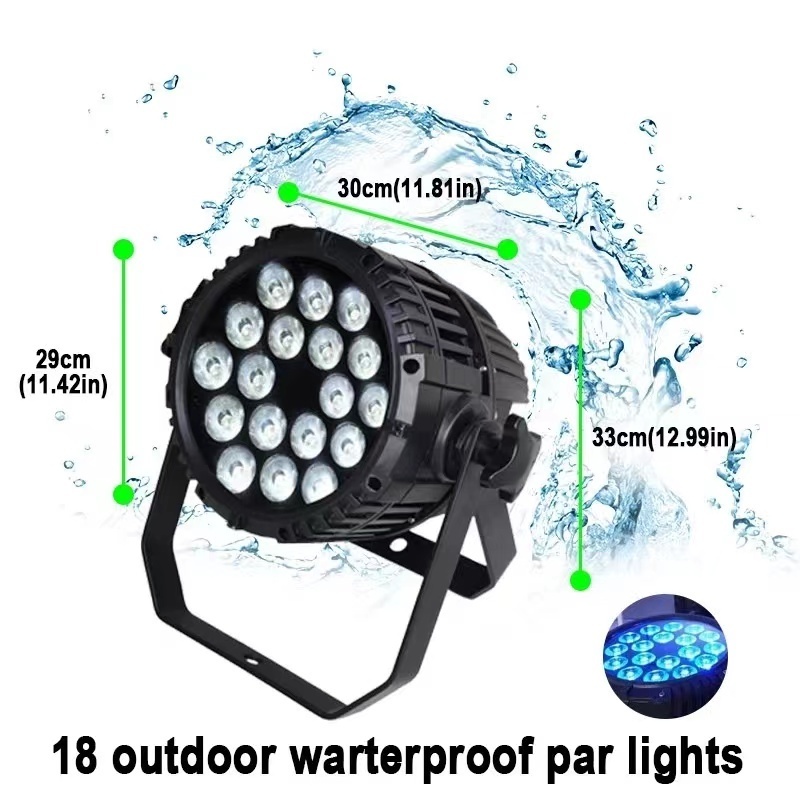 Outdoor Dj  Nightclub  Par Lights 18 4in1 Led Par Can Lights Led Professional stage Light