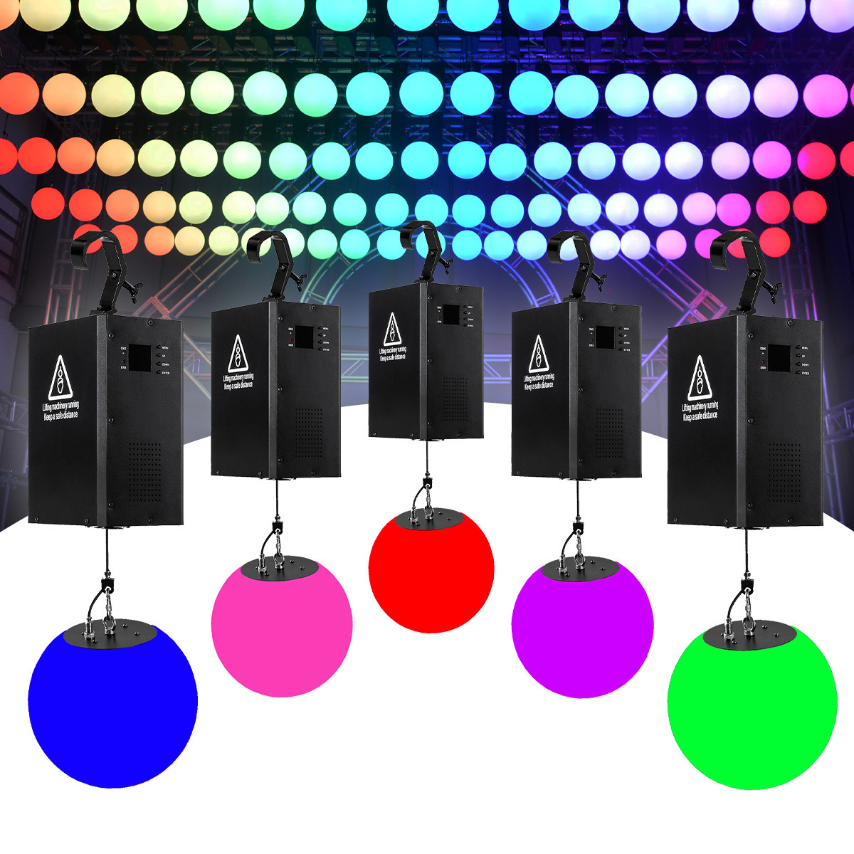 dmx motor chandelier 3d effects led kinetic lightsprofessional night club led kinetic lights