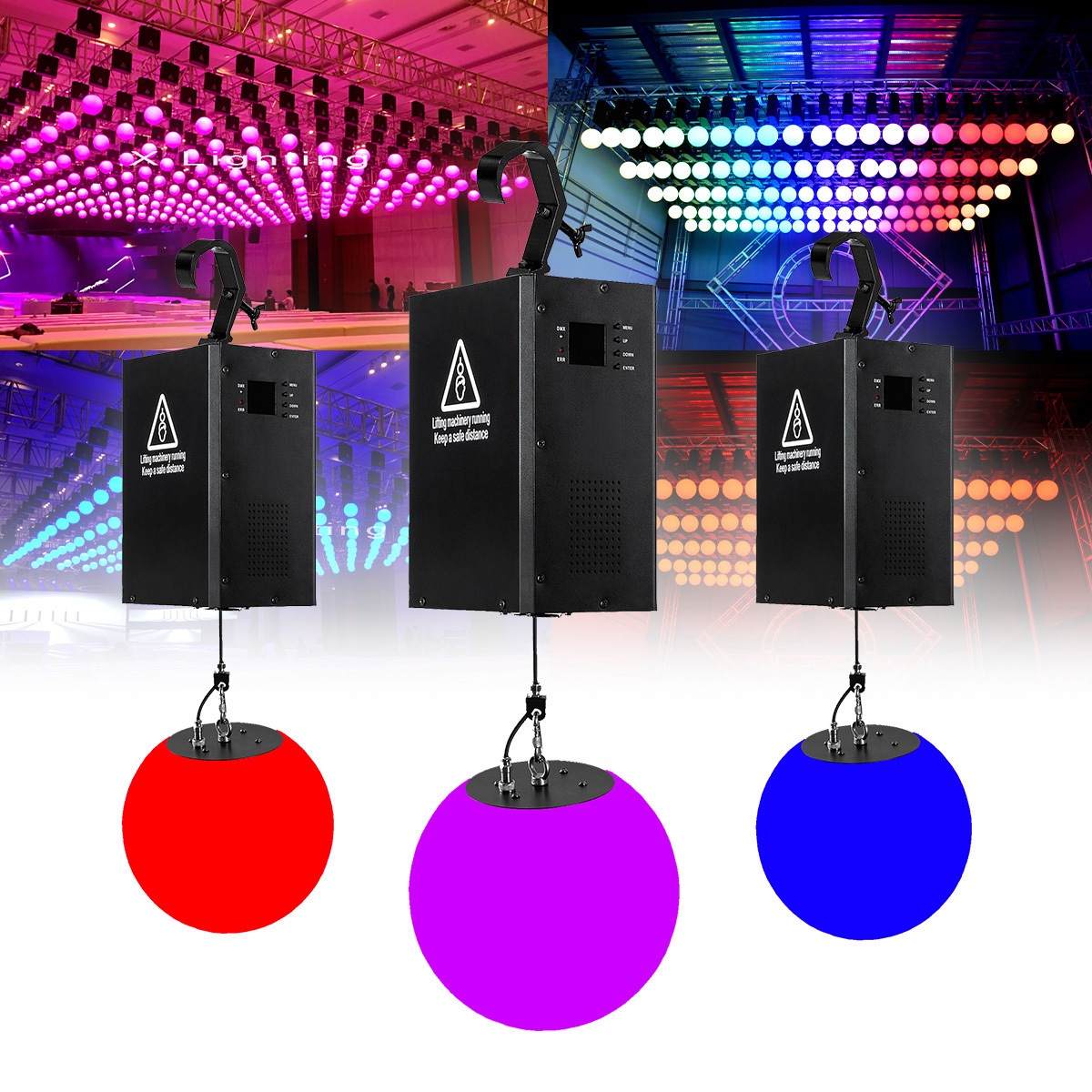 dmx motor chandelier 3d effects led kinetic lightsprofessional night club led kinetic lights