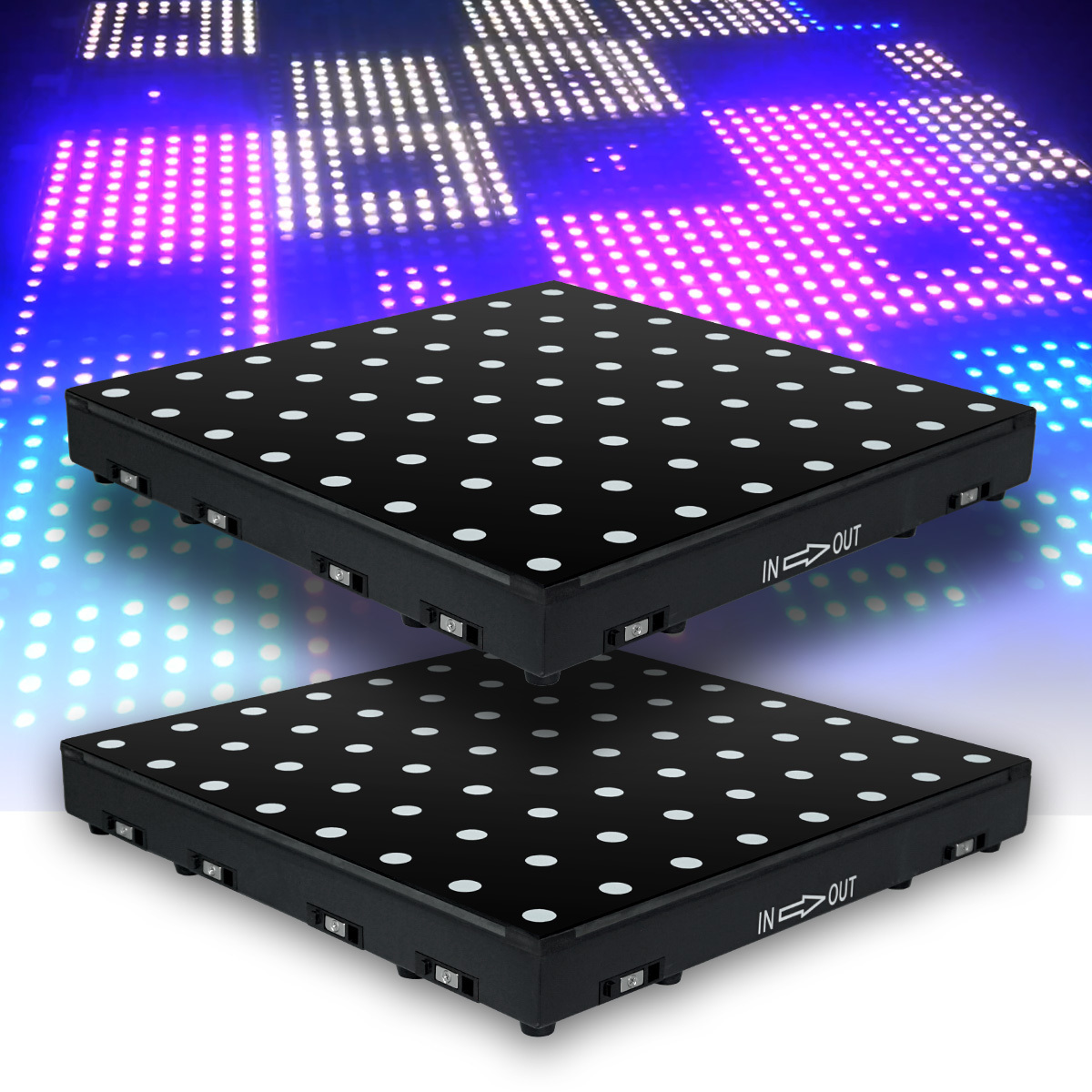 Nightclub led dance floor Disco dance floor tiles  64 Pixels Interactive LED dance floor