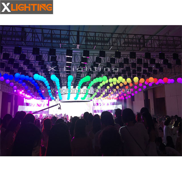 Stage lighting disco dj bar club ceiling matrix lights led kinetic sphere