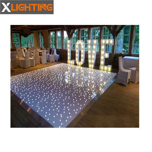 Wedding Lighting Acrylic LED Dance Floor LED Warm/Cool White Starlit Dance Floor